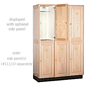 Solid Oak Locker Two Tier